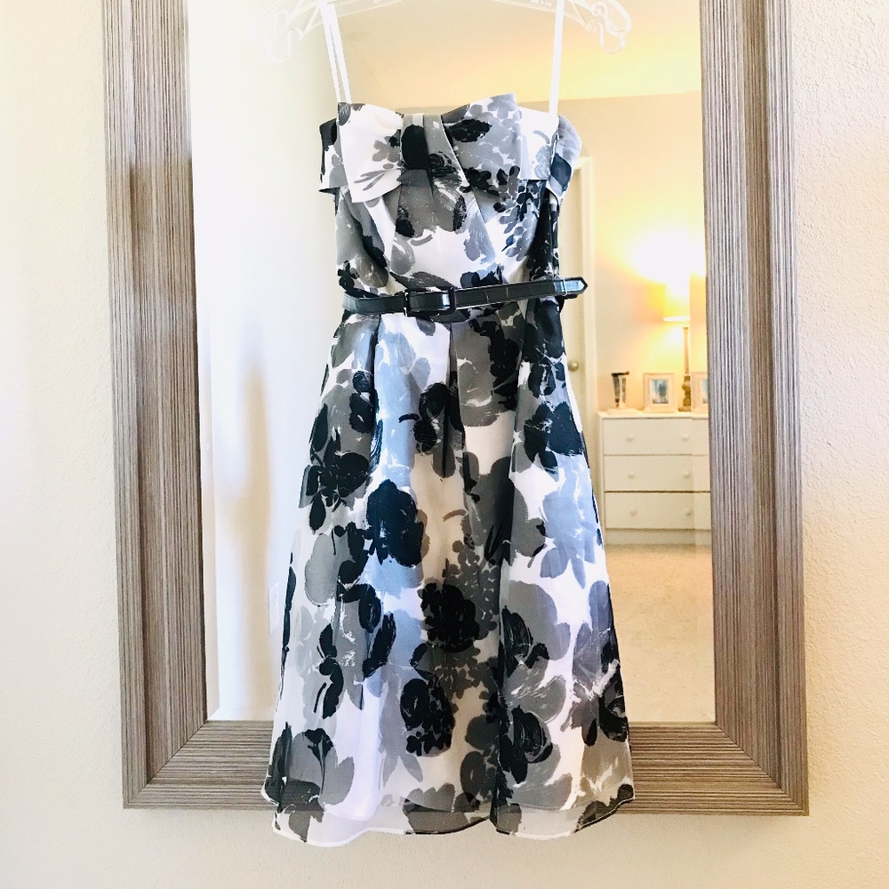 White House Black Market Strapless Dress - Size 0